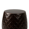 Braga Metal Stool Table Container in Antique Bronze Finish – photo 6
