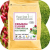 Crimson Clover + Mow Less Grass Seed