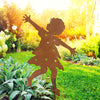 Girl Dancer Garden Stake 17"