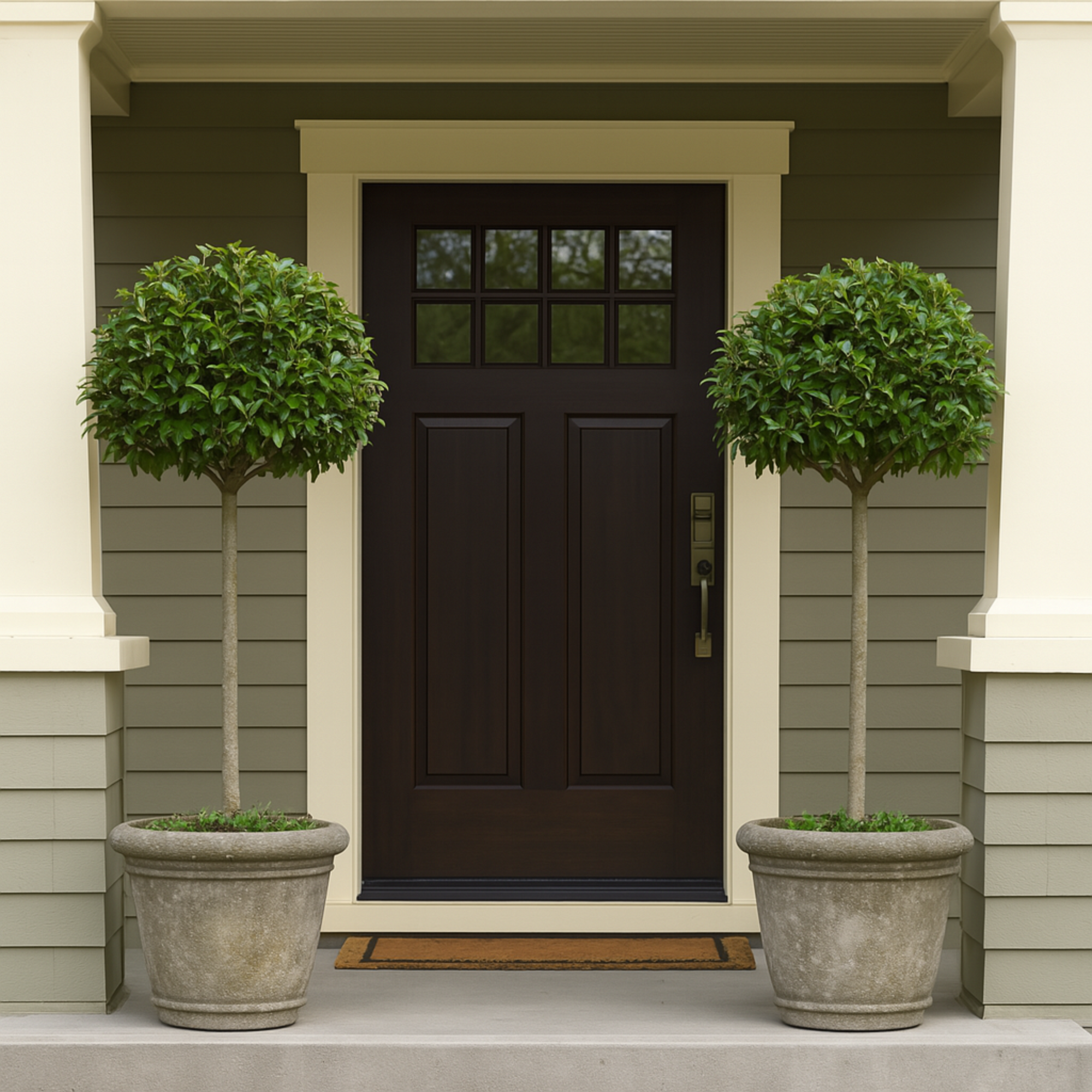 English Laurel Topiary (Single Ball)