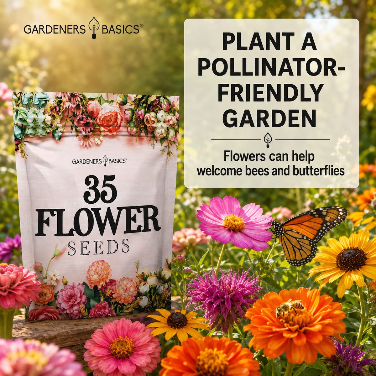 Wildflower, Perennial, & Annual Flower Seed Kit – 35 Variety Pack – photo 4
