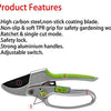 2-in-1 Garden Ratchet Pruning Shears Clippers