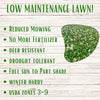 Dutch White Clover + Mow Less Grass Seed