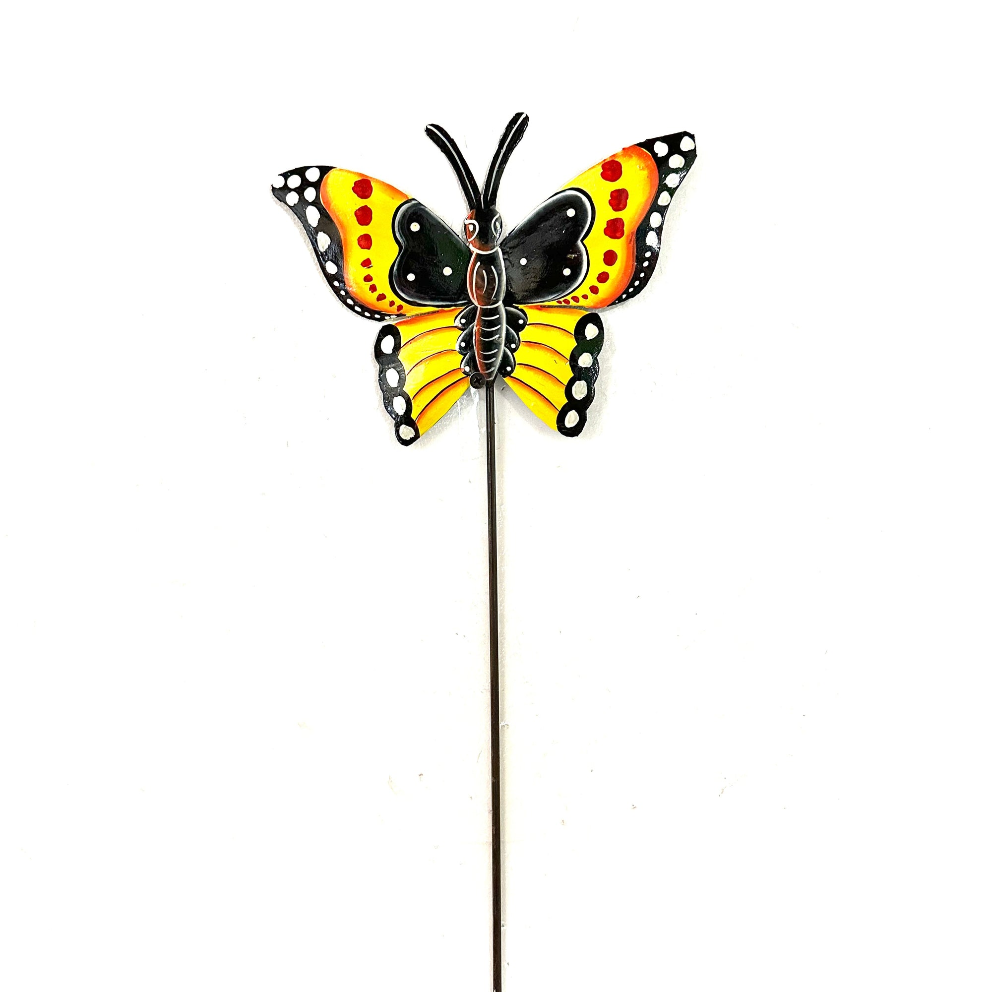 Black and Yellow Butterfly Garden Stake