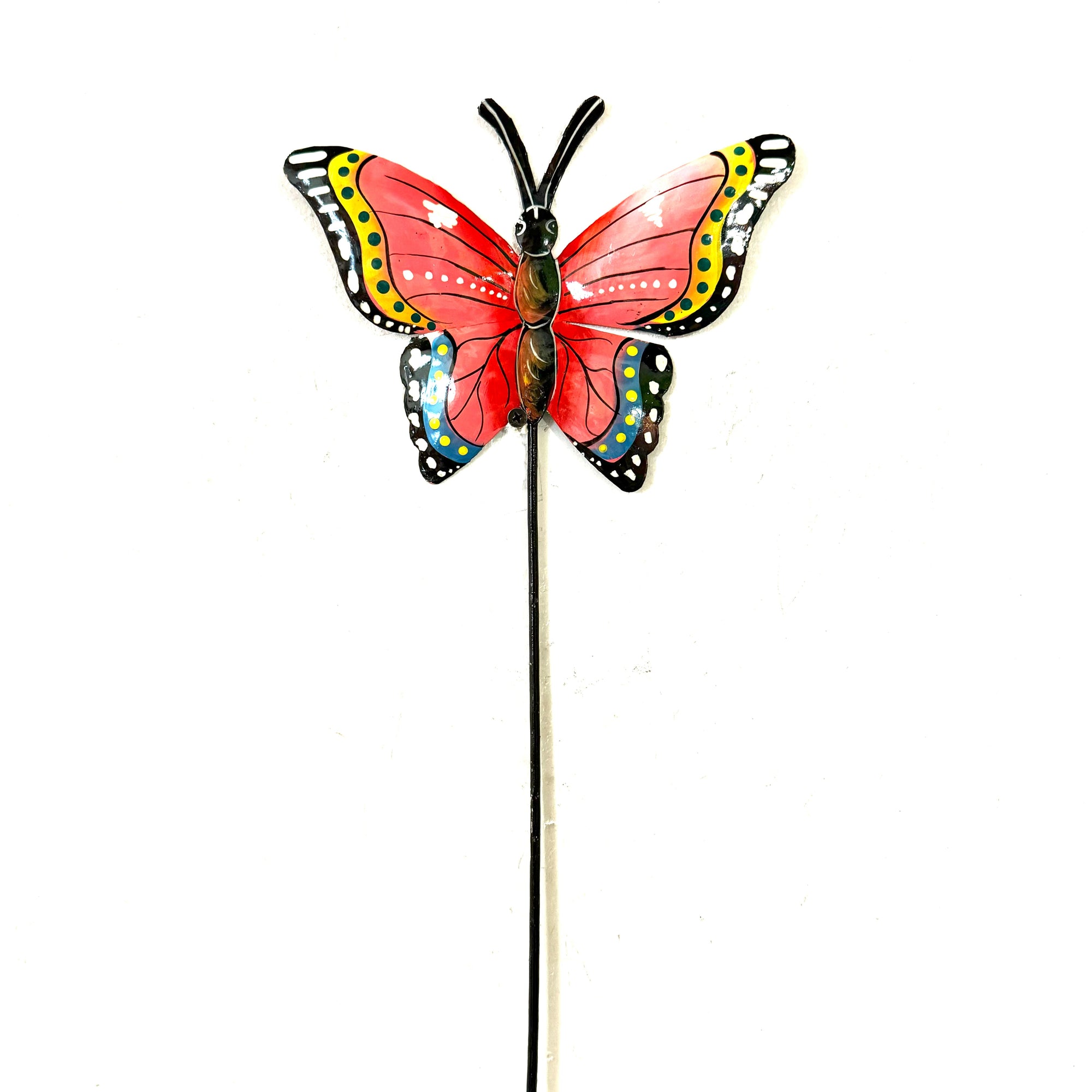 Pink Butterfly Garden Stake