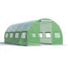 20 x 10 x 6.6 Feet Greenhouse with Windows and Doors for Outdoor-Green