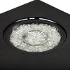 Henley 40" Round Aluminum Basketweave Convertible Gas Fire Pit Table – photo 8