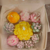 Assorted Small Flower & Succulent Candles - Handmade