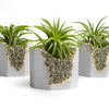 PYRITE GEODE PLANTER