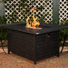 Longmont 48" Rectangular Aluminum Convertible Gas Fire Pit Table – photo 10