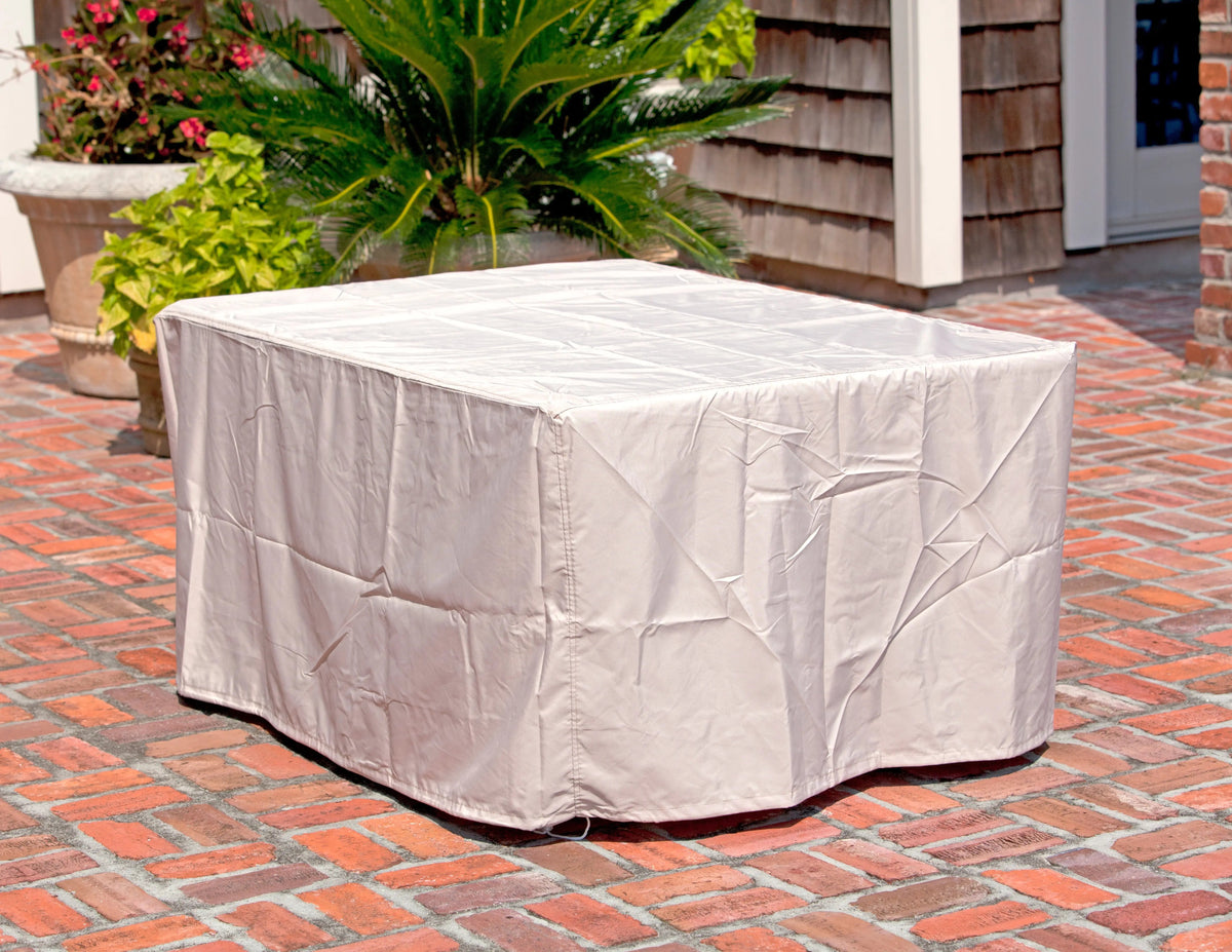 Longmont 48" Rectangular Aluminum Convertible Gas Fire Pit Table – photo 11