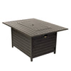 Longmont 48" Rectangular Aluminum Convertible Gas Fire Pit Table – photo 13