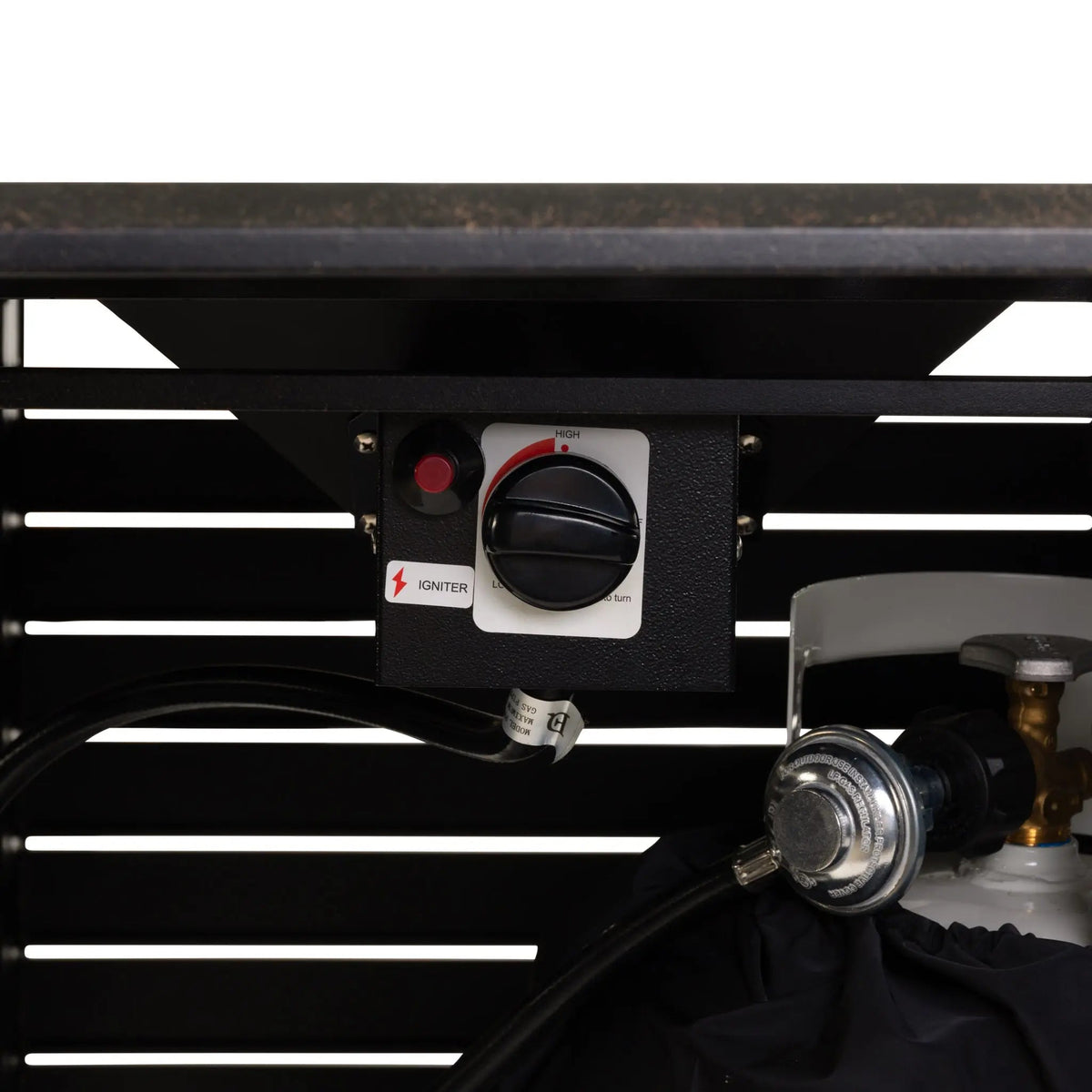 Longmont 48" Rectangular Aluminum Convertible Gas Fire Pit Table – photo 15