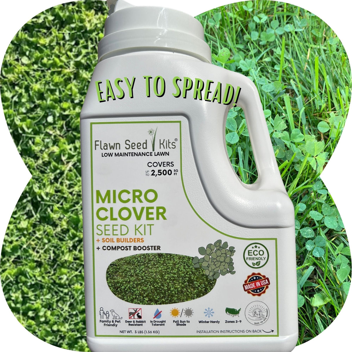 Micro Clover Easy Spread Shaker Seeds – photo 14