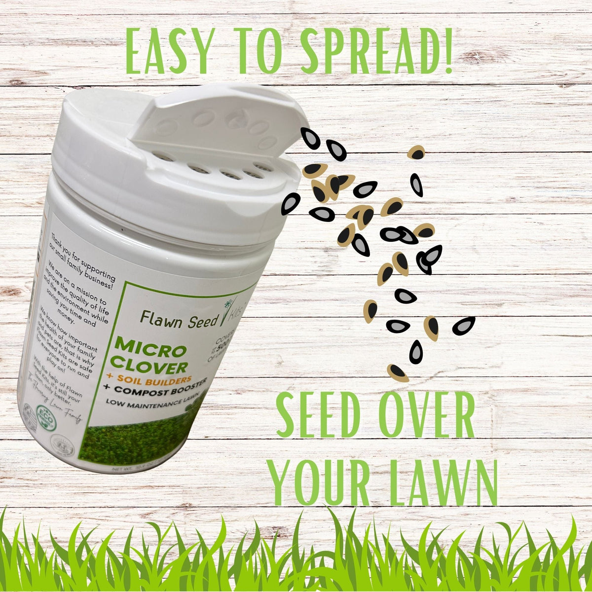 Micro Clover Easy Spread Shaker Seeds – photo 5