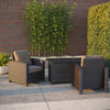 Miles Mocha Finish Outdoor Wicker Club Chair – photo 3