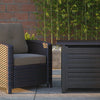 Miles Mocha Finish Outdoor Wicker Club Chair – photo 4