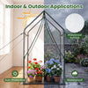 Mini Greenhouse with Metal Frame and Waterproof Cover