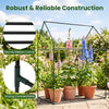 Mini Greenhouse with Metal Frame and Waterproof Cover