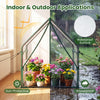 Mini Greenhouse with Metal Frame and Waterproof Cover