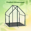 Mini Greenhouse with Metal Frame and Waterproof Cover