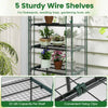 Mini Greenhouse Portable Plant Grow House with 5 Tier Shelves