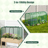 Mini Tunnel Greenhouse with Roll-up Zipper Door