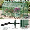 Portable Mini Greenhouse with PE Cover and Zippered Door