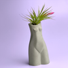 Female Body Vase | AIR PLANT HOLDER