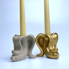 Gold Banana Candle Holder