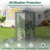 Portable Mini Greenhouse with Roll-Up Zippered Door