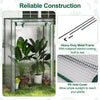 Portable Mini Greenhouse with Roll-Up Zippered Door