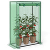 Portable Mini Greenhouse with Roll-Up Zippered Door