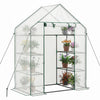 Portable Walk-in Greenhouse with 3 Tiers and 6 Shelves
