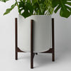 Rounded Hardwood Plant Stand
