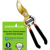 Titanium Bypass Garden Pruner Clippers