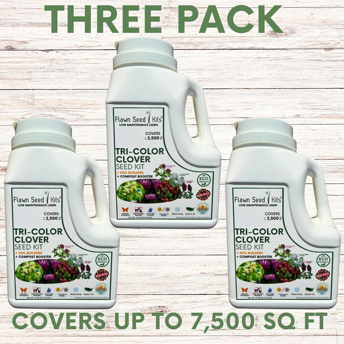 Tri-Color Clover Seed Easy Spread Shaker – photo 20
