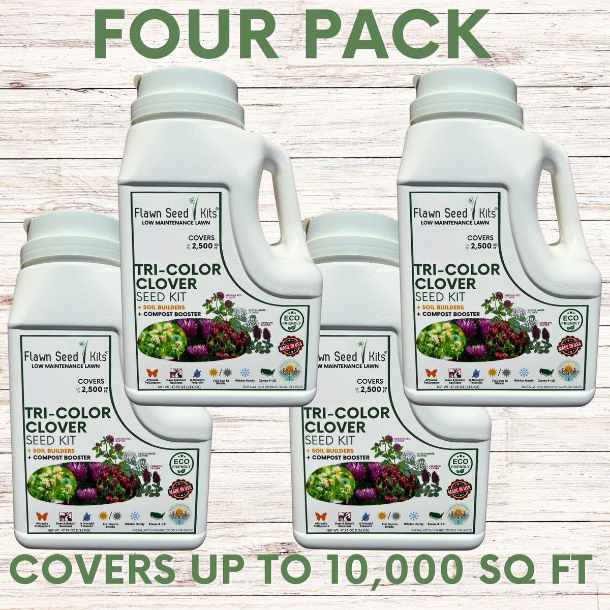 Tri-Color Clover Seed Easy Spread Shaker – photo 21