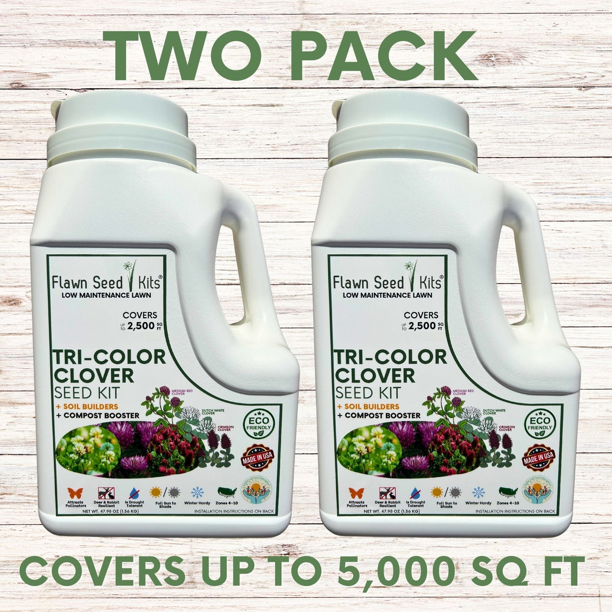 Tri-Color Clover Seed Easy Spread Shaker – photo 19