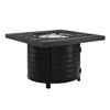 Yorke 40" Square Aluminum Convertible Gas Fire Pit Table – photo 9