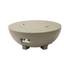 Premium 36-Inch Round Outdoor Iron Patio Fire Pit Table With Metal Cover