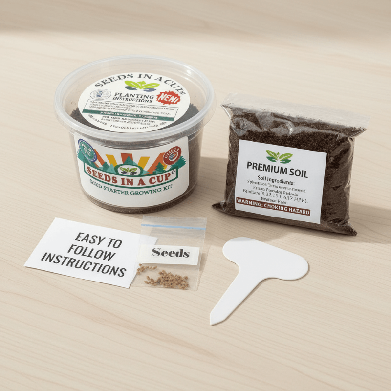 seed planting kit Tomato Growing Kit - Vegetable Seed Starter Kit