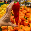 60 RED MARCONI PEPPER Rossa Large Sweet Italian Frying Capsicum Annuum Seeds