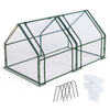 Portable Mini Greenhouse With Roll-Up Zipper Doors