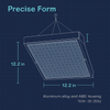 LED Grow Light Full Spectrum Hanging 225 LEDs Plant Grow Lamp Indoor Grow Light for Greenhouse Succulents Seedlings Plants Veg and Flower（15W LEDs）