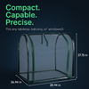28.94" x 21.46" x 27.76" Tabletop Mini Greenhouse Portable Greenhouse for Spring Indoor Outdoor Garden Tent for Seed Starting Plant Protection Gardeni