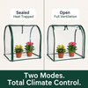 28.94" x 21.46" x 27.76" Tabletop Mini Greenhouse Portable Greenhouse for Spring Indoor Outdoor Garden Tent for Seed Starting Plant Protection Gardeni