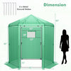 Walk-In Hexagonal Greenhouse with PE Cover and Metal Frame