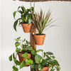Hanging 4-Pot Plant Holder For 4 And 6 Inch Terra Cotta Pots 23.5 x 2.5