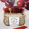 5 Pack CHERRY HONEY TEASERS Natural Honey Snack Sticks Honeystix Straws